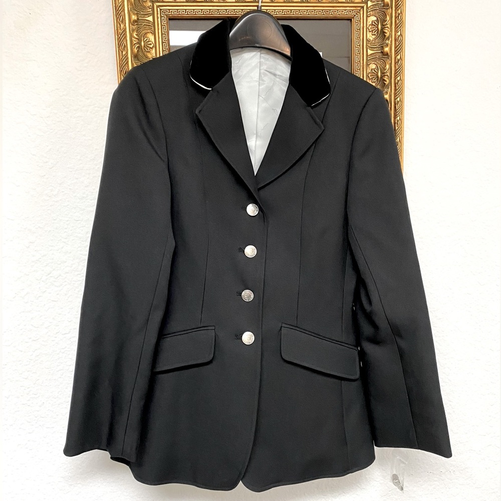 Brand New Shires Ladies Black Velvet Cotswold Equestrian Show Jacket